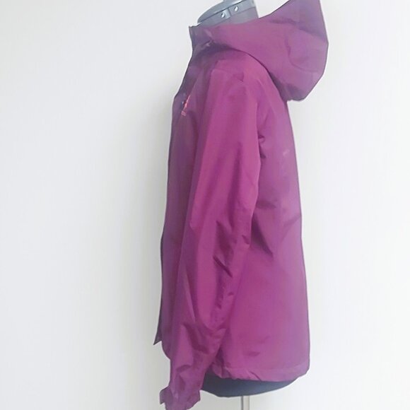 Woods Canatite Hooded Rain Jacket in Purple with Fuschia Lining - Size S - Picture 6 of 14